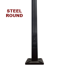 30 Foot Steel 5 Inch Round Light Pole